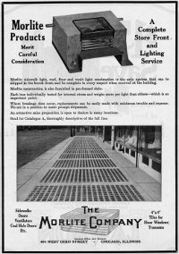 Morlite Company ad in April, 1921 American Builder