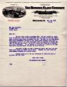 Rodefer Glass Co: 1934 Letter to Mr. Geo. S. Emery