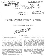 Babson Surge Trademark Application 387,726