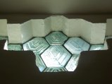 Falconnier glass bricks at the house of Mih&aacute;ly Babits