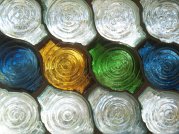 Falconnier glass bricks at the house of Mih&aacute;ly Babits