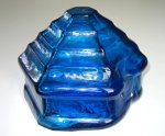 Blue Falconnier No. 7 Glass Brick