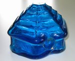 Blue Falconnier No. 7 Glass Brick