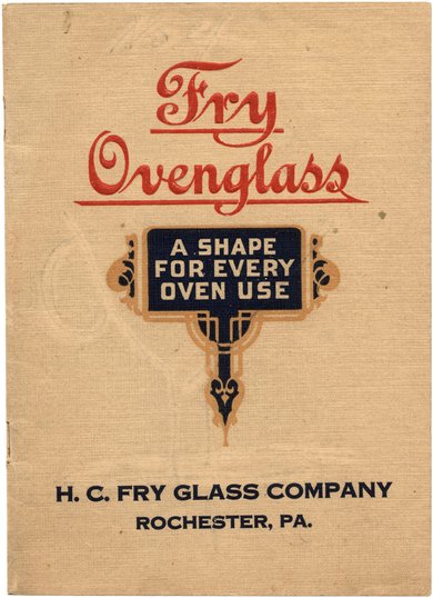 Fry Ovenglass Catalog No. 4 - Front Cover