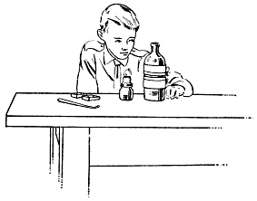Bottle Ready to be Cut in Two