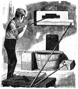 Flattening Cylinder Glass