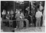 Lewis Hine child labor: Night scene. Cumberland Glass Works, Bridgeton, N.J. Location: Bridgeton, New Jersey.