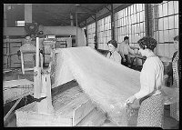 Lewis Hine: making glass wool Lewis Hine: making glass wool