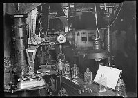 Lewis Hine: machine-blown bottles moving along a conveyor belt Lewis Hine: machine-blown bottles moving along a conveyor belt