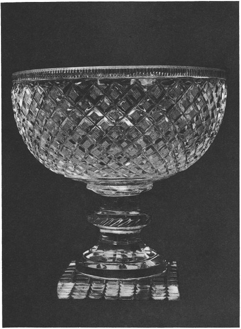 English Cut Glass Bowl of the 18th Century