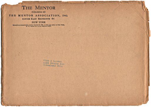 The Mentor · Stained Glass · Mailing Envelope