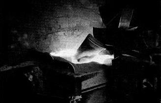 Mouth of Whitall Tatum glass furnace