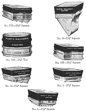 Cuts of different American 3-Way vault lights