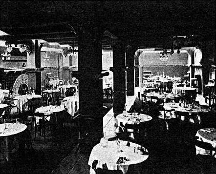 Cafe in Basement of Hayward Hotel, Los Angeles, Cal.