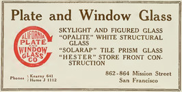May 1912 ad in <i>The Architect and Engineer of California</i>