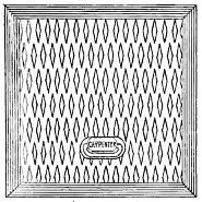 PLAN OF CHECKERED STEEL PLATE SAFETY COALHOLE COVER