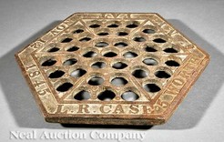 L. R. Case hexagonal vault light cover