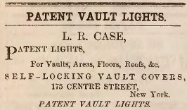 L. R. Case ad in Trow's New York City Directory of 1859