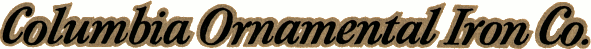 Columbia Ornamental Iron Co banner