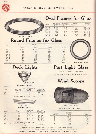 Pacific Net & Twine Co, General Catalog No 5, Page 100