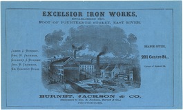 Excelsior Iron Works handbill