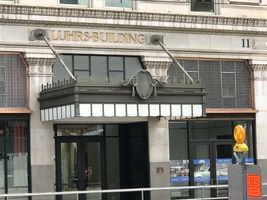 Luxfer prism tiles (FLW 'flower' pattern) at the Luhrs Building in downtown Phoenix, AZ