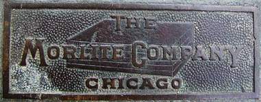 Closeup for Morelite logo plate, San Diego, California
