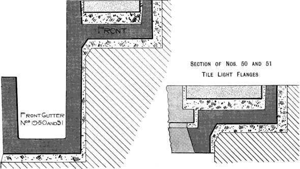Sections of Hayward's Tile Flaps -- Nos. 50 and 51