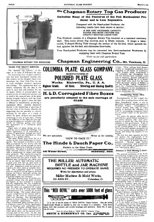 Keppler Glass Constructions article, National Glass Budget, March 4, 1916