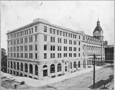 The new Winch Building, corner of Hastings and Howe Sts., Vancouver