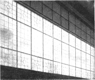 Feuerfeste Schaufensterr&uuml;ckwand aus Luxfer-Elektroglas