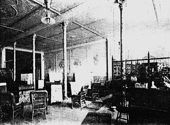 Interior of the store of A. Podrasnik, showing effect of Luxfer Prisms