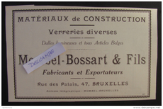 Mombel-Bossart & Fils trade card