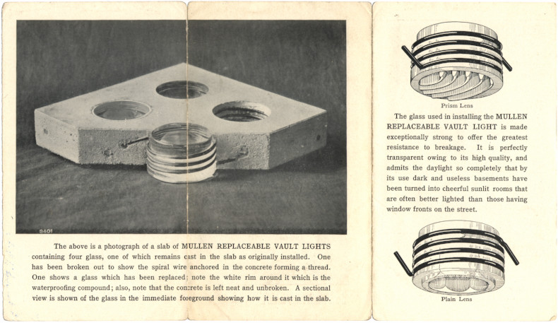 Mullen Replaceable Vault Light Co Brochure &middot; ca.1917 (back)