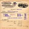Rodefer Glass Co: 1911 bill to Waterbury Mfg. Co.
