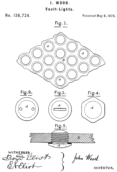 138,724 &middot; Wood &middot; Improvement in Vault-Lights