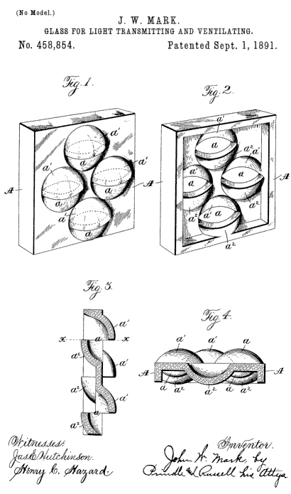 458,854 &middot; Mark &middot; Glass for Light-Transmitting and Ventilating