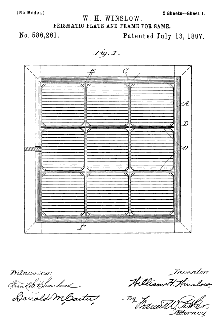 Winslow &middot; Prismatic Plate and Frame for Same