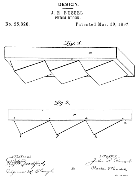 D26,828 &middot; Russel &middot; Design for a Prism-Block