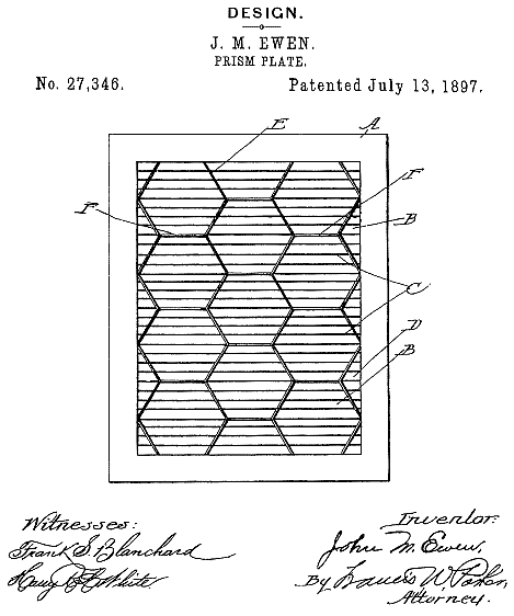 D27,346 · Ewen · "Design for a Prism-Plate"