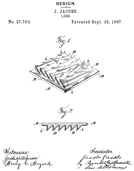 D27,703 &middot; Jacobs &middot; Design for a Lens