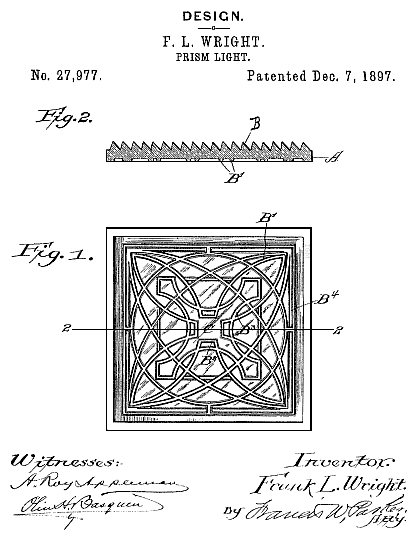D27,977 &middot; Wright &middot; "Design for a Prism-Light"