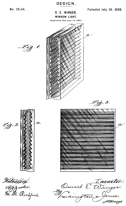 D29,114 &middot; Winger &middot; "Design for a Window-Light"