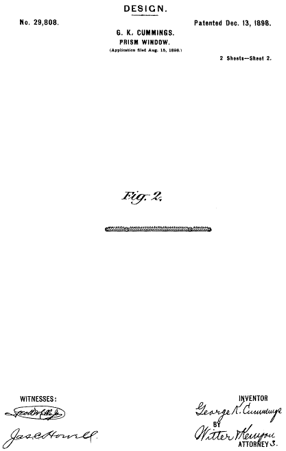 D29,808 &middot; Design for a Prism-Window