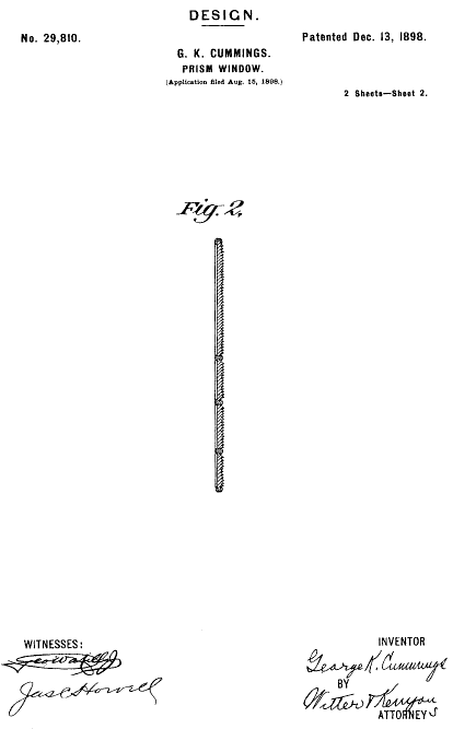 D29,810 &middot; Design for a Prism-Window