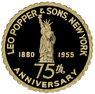 Leo Popper & Sons 75th anniversary sticker