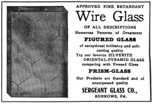 Sergeant Glass Co. ad