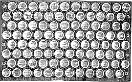 Knob-Protected Bull's-Eye Tile