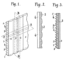 CH Patent No. 33664 · Vitre distributrice de lumière pour fenêtres