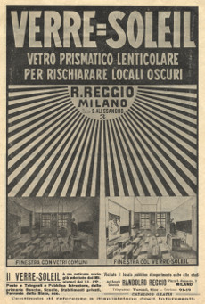 Verre-Soleil ad in La Lettura, 1909